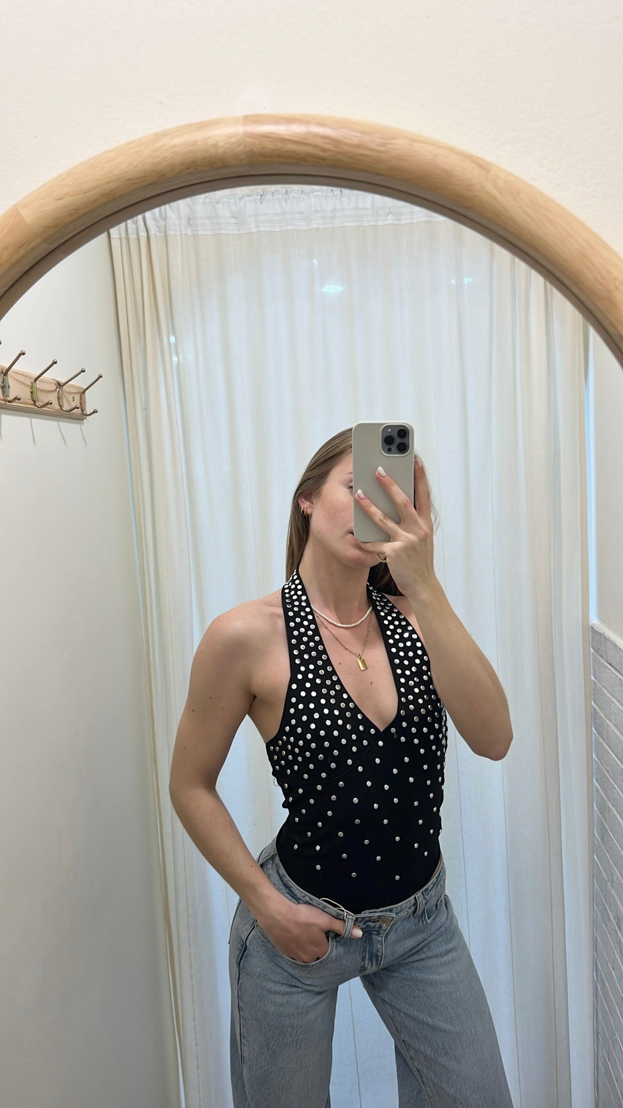 Body con borchie