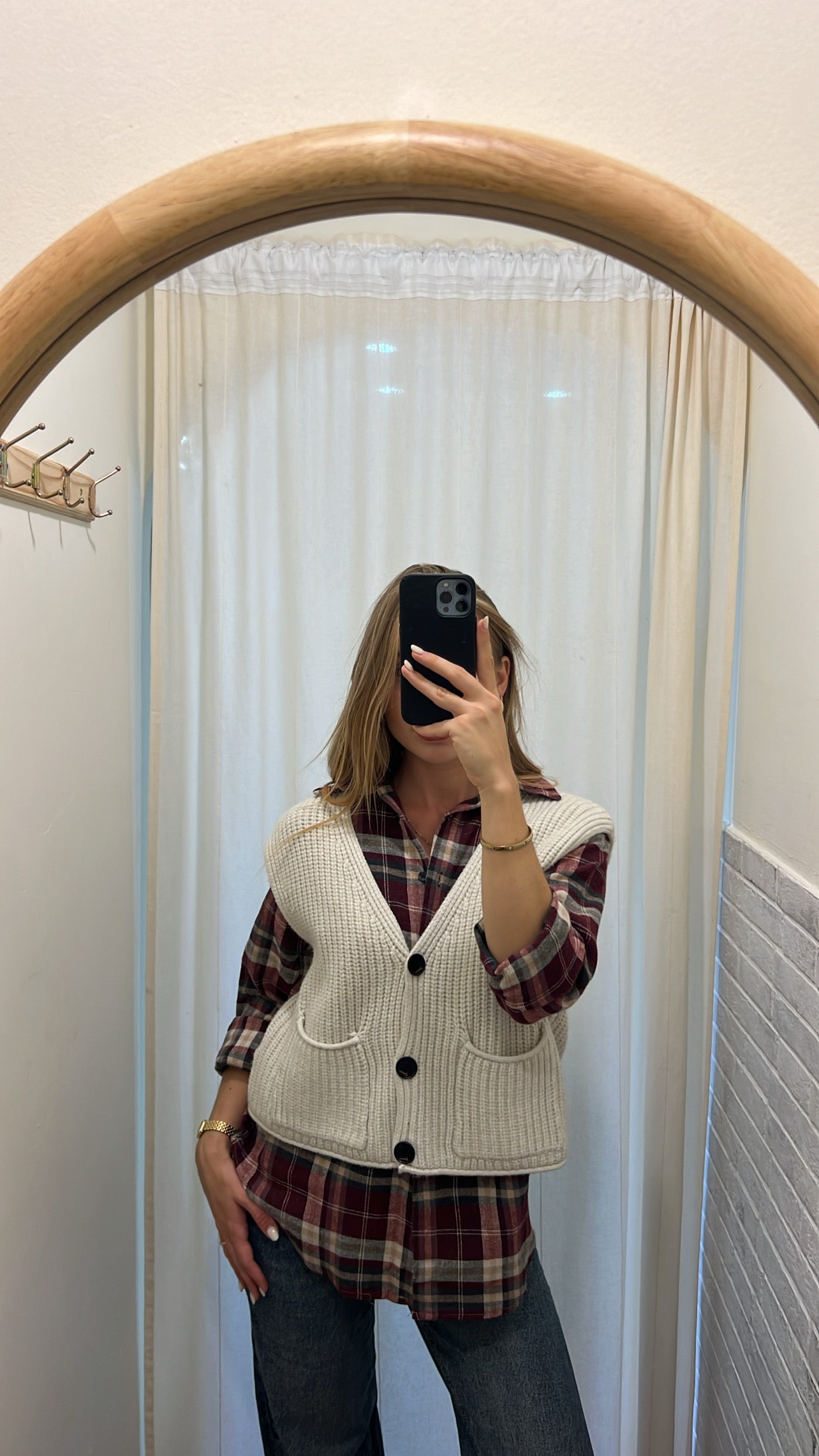 Gilet treccia