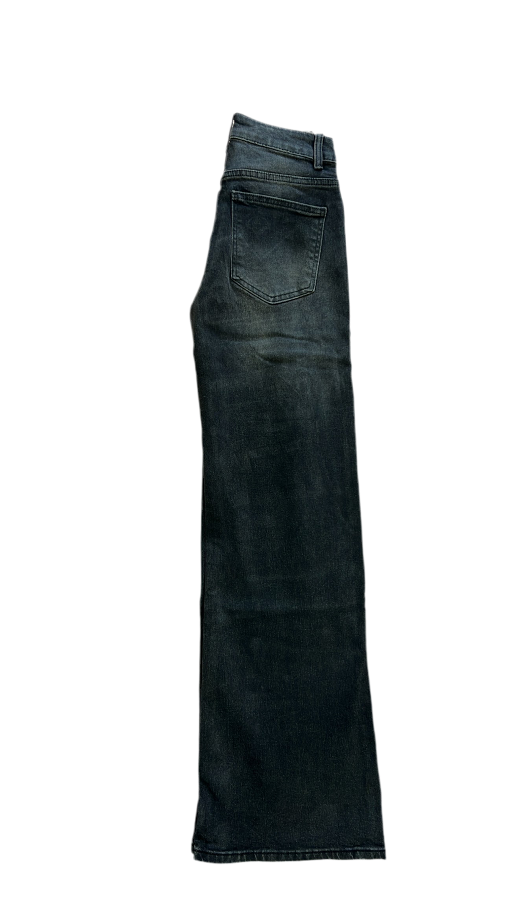 Jeans nero a vita bassa