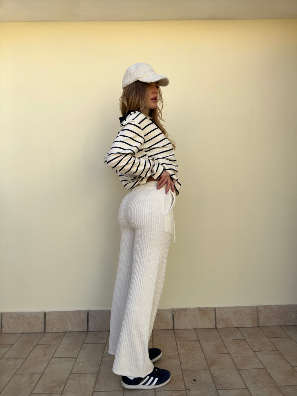 Pantalone cream latte