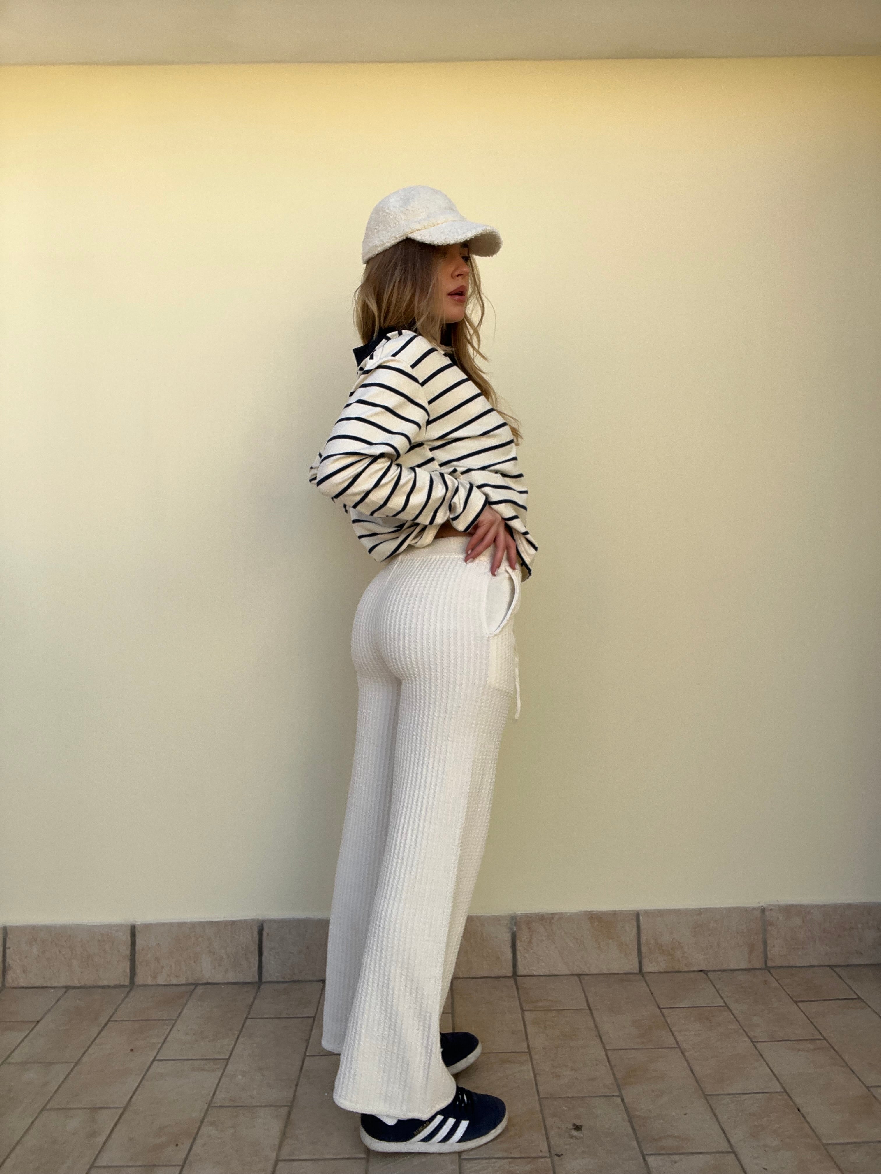 Pantalone cream latte