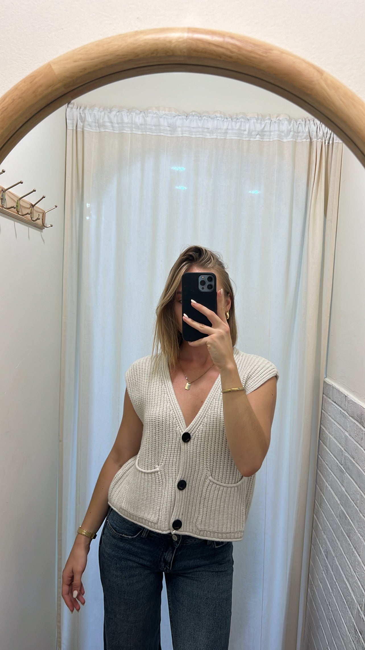 Gilet treccia