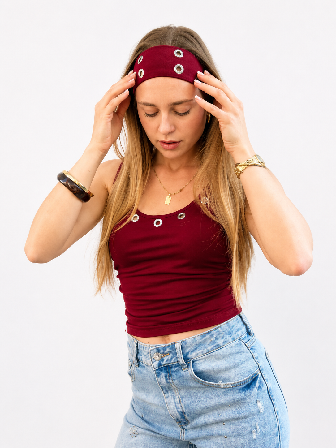 Top + fascia per capelli