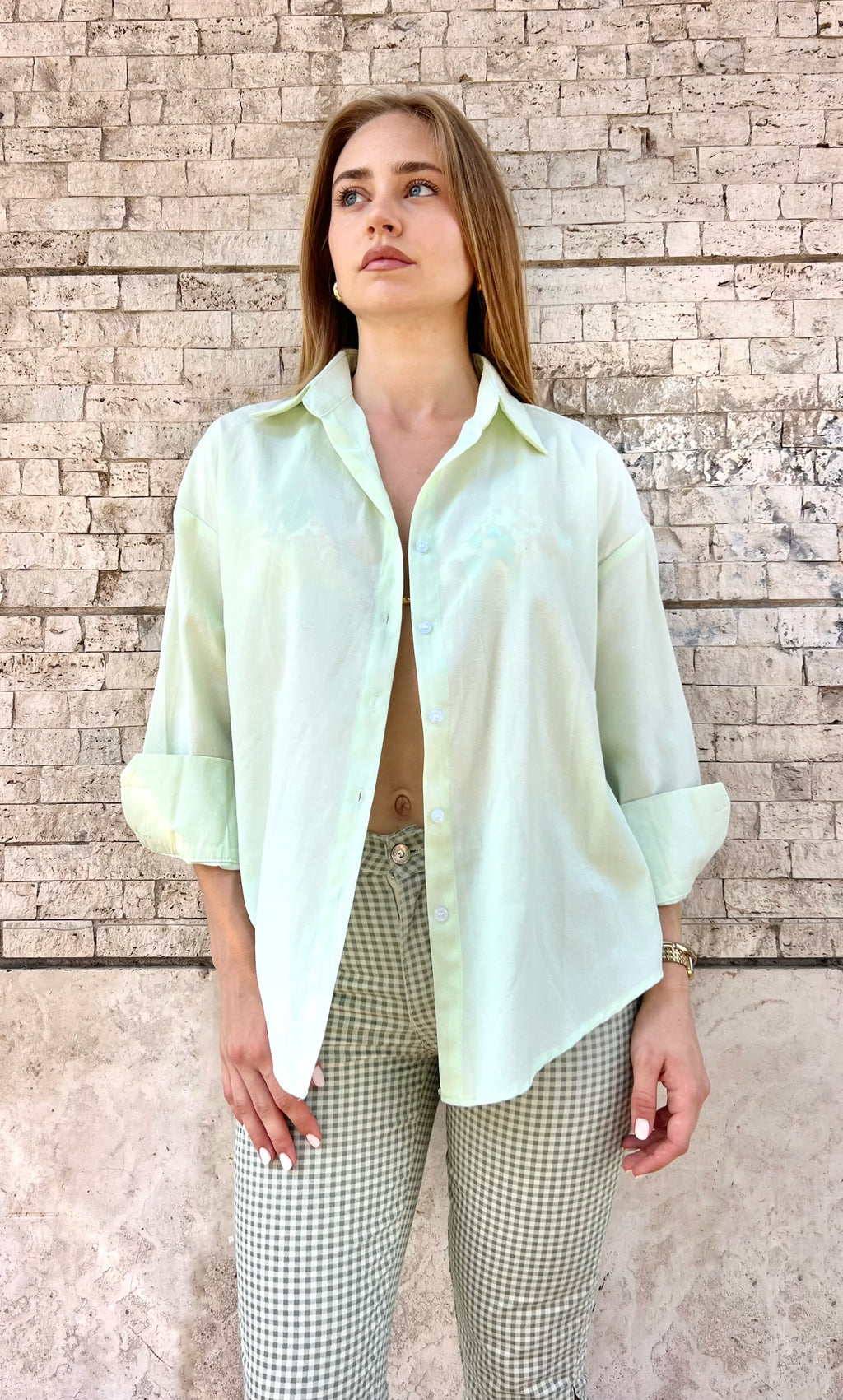 Camicia matcha