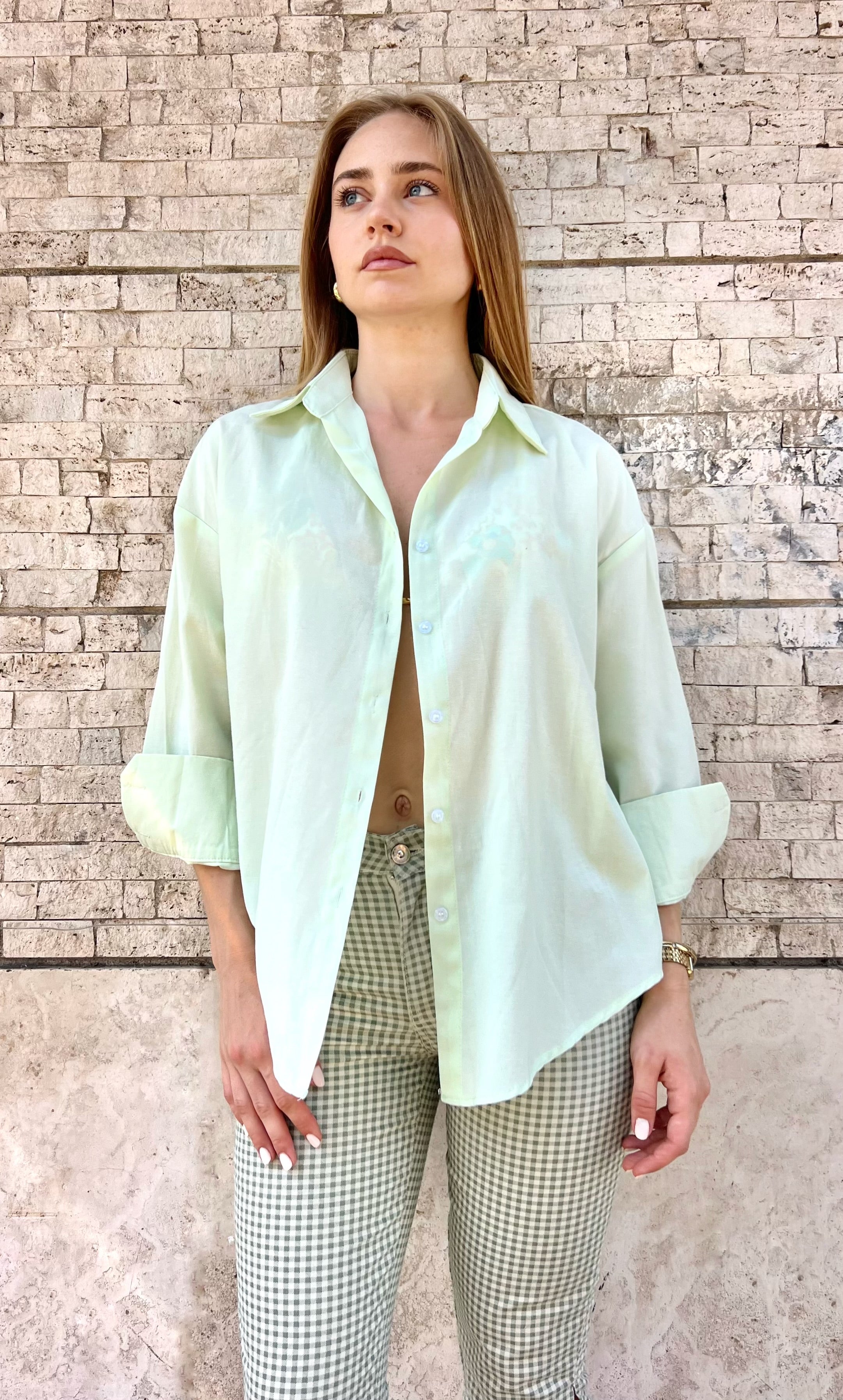 Camicia matcha