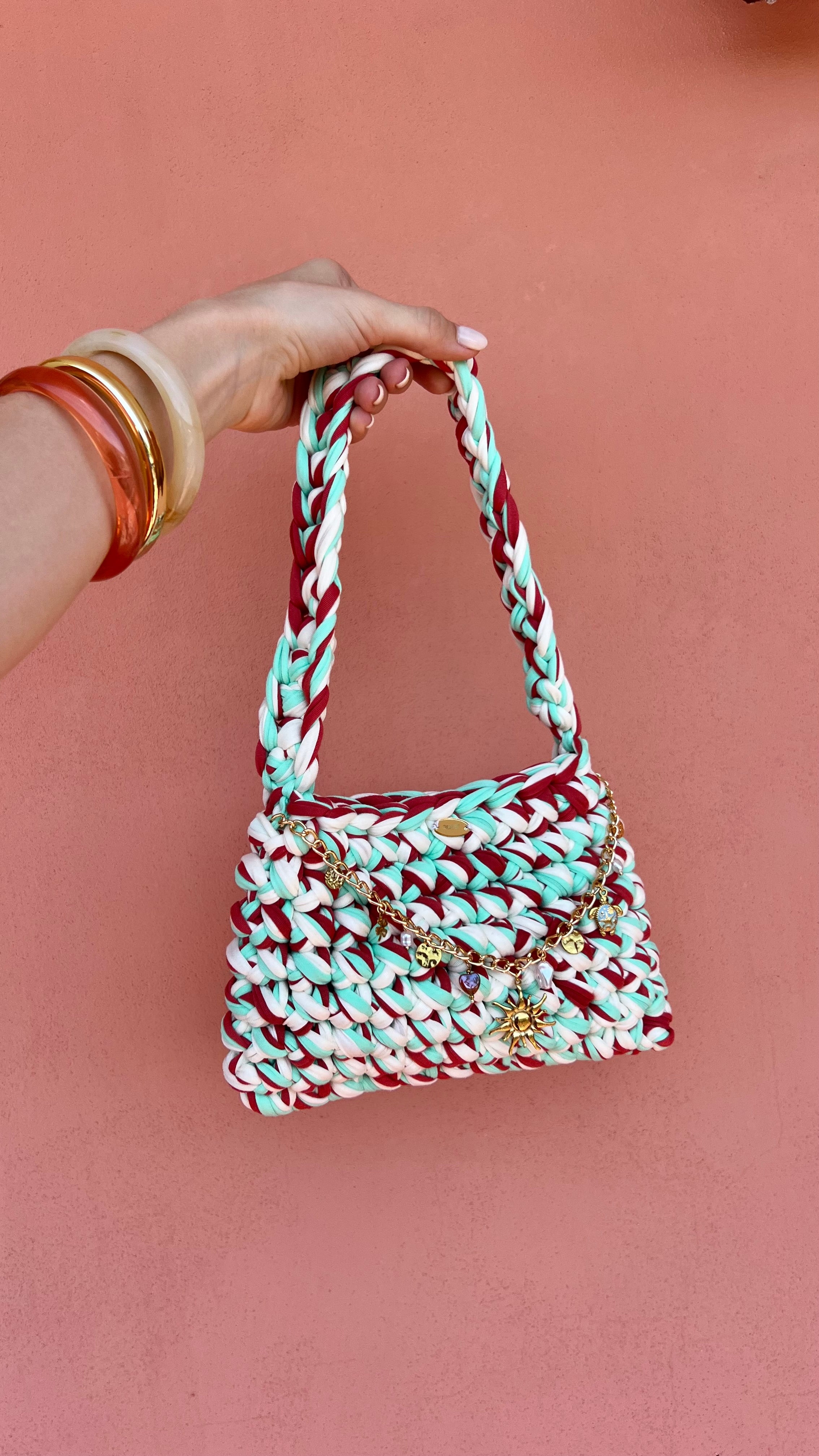 Crochet Bubble - Mint Candy