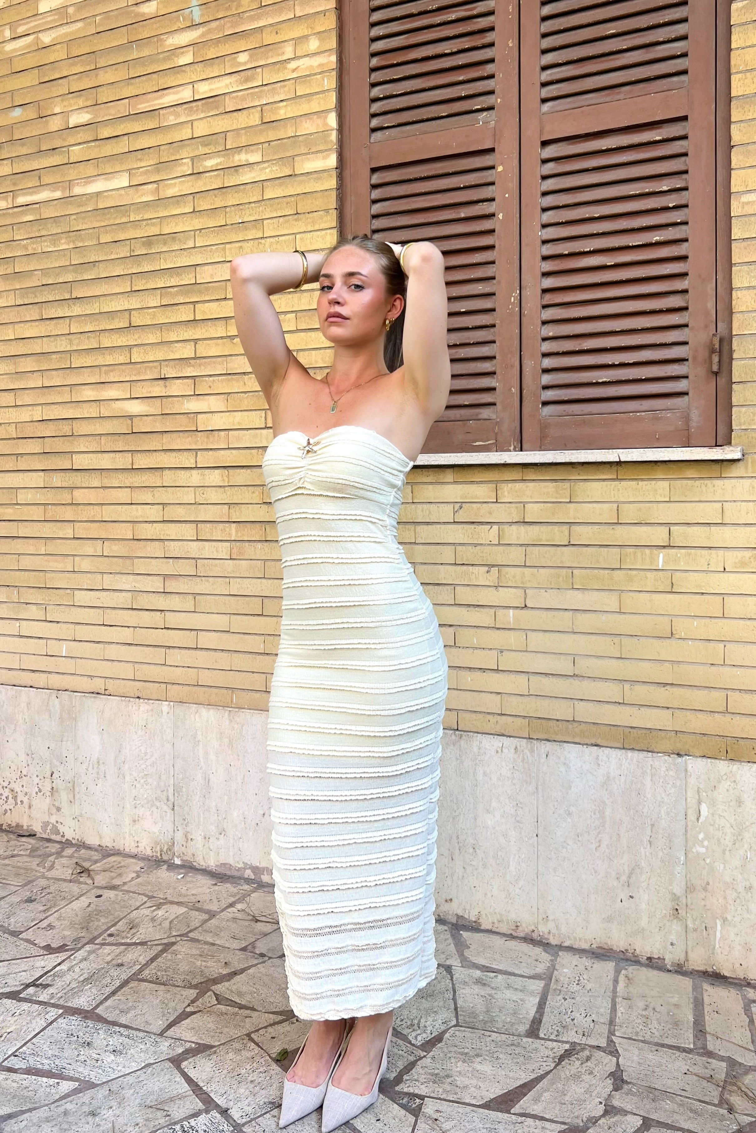 Abito midi stella marina