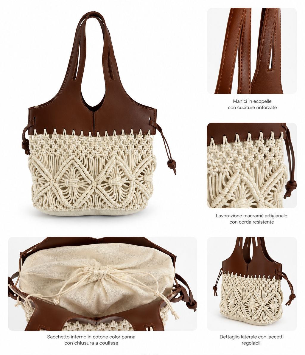 Borsa macramé