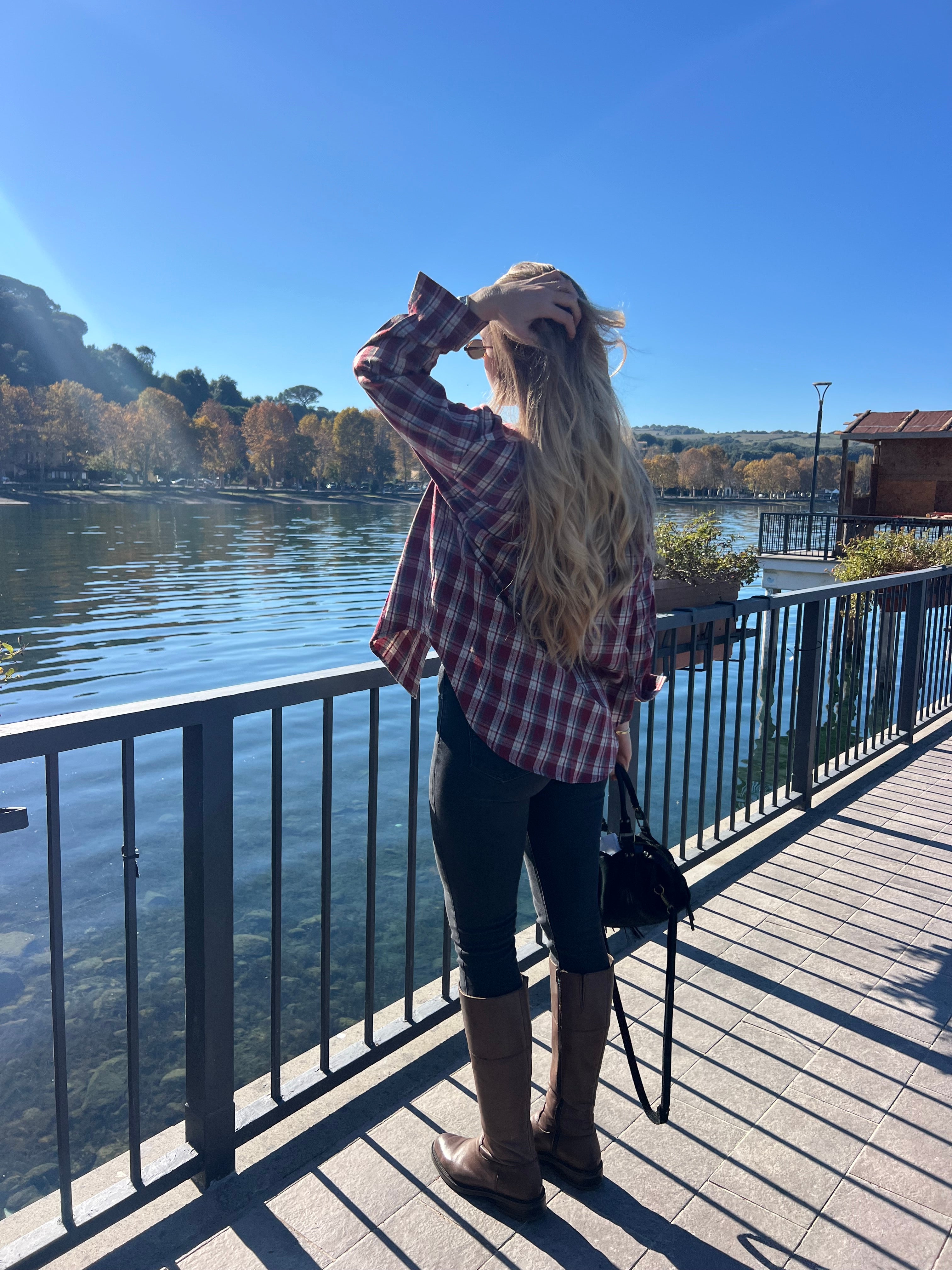 Camicia a quadri Sunrise