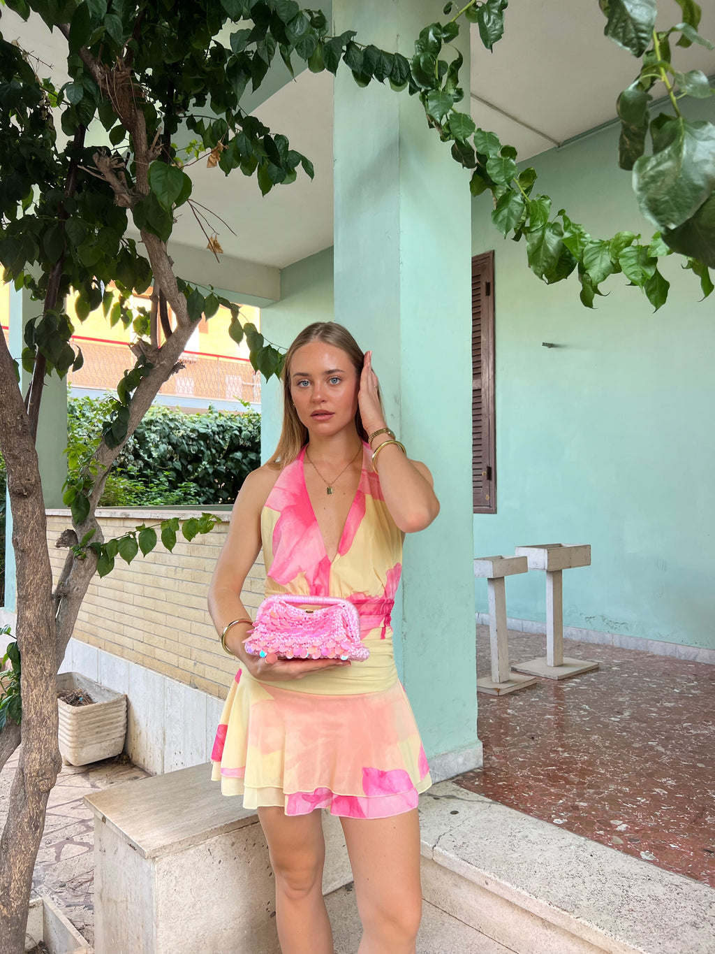 Abito tropical pink