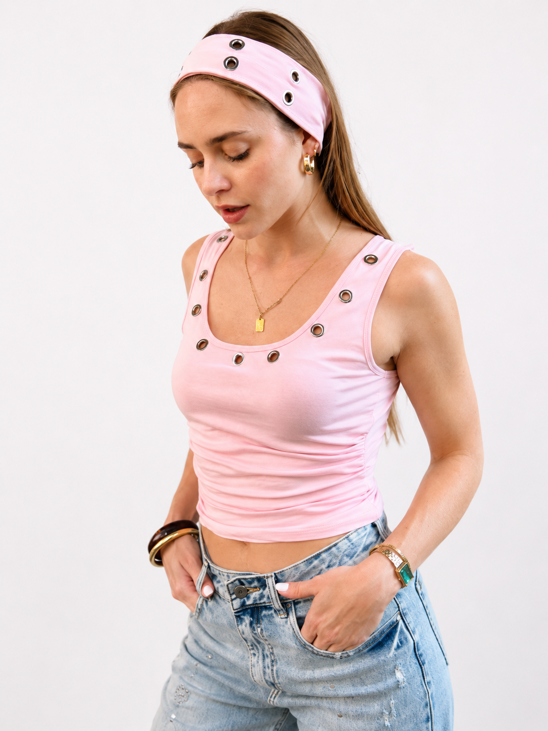 Top + fascia per capelli