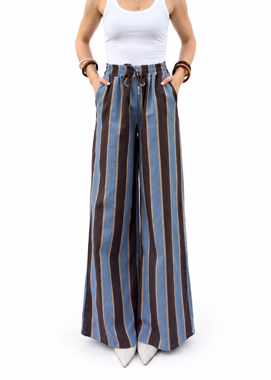Pantalone a righe