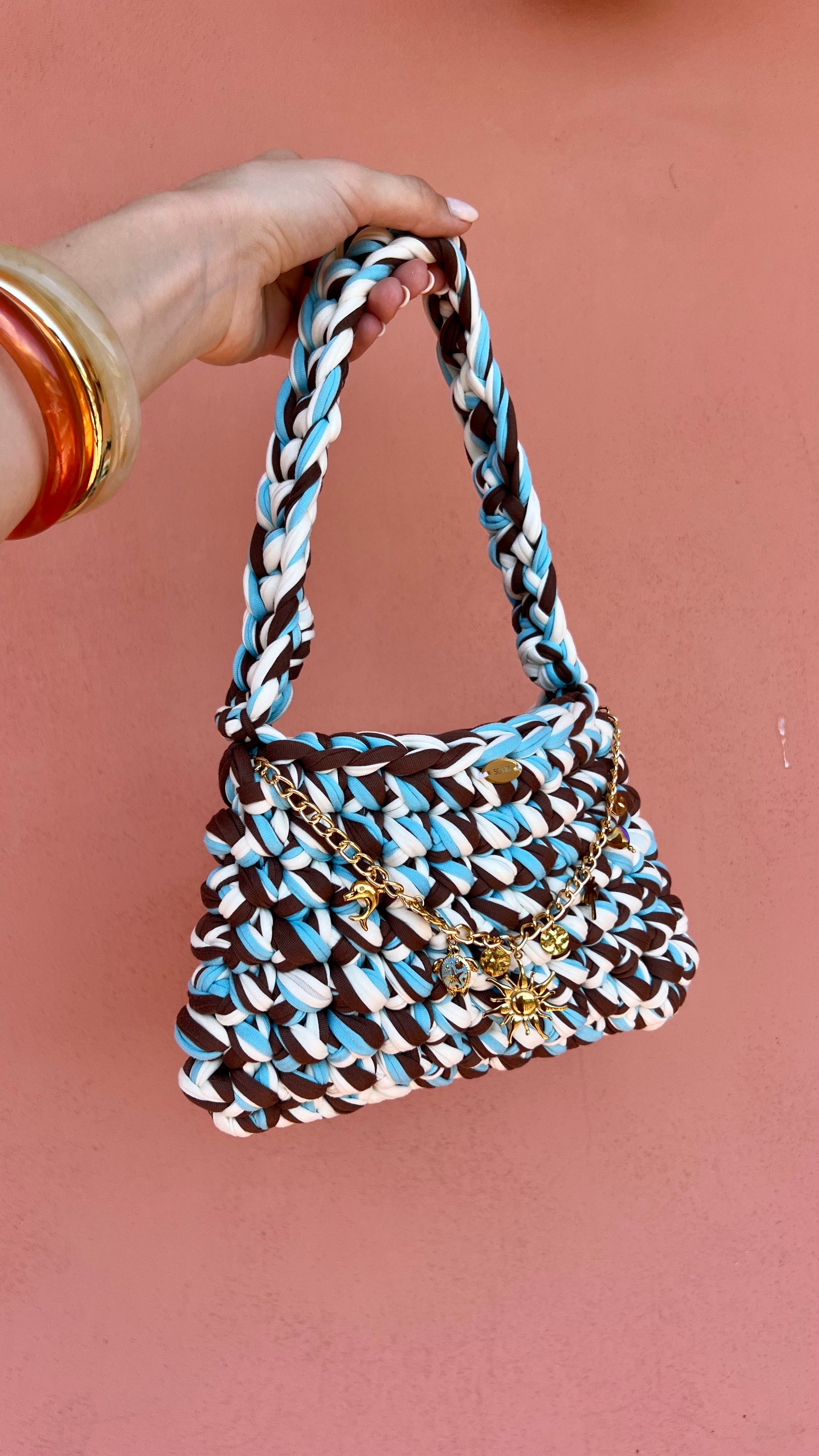 Crochet Bubble - Choco Sky