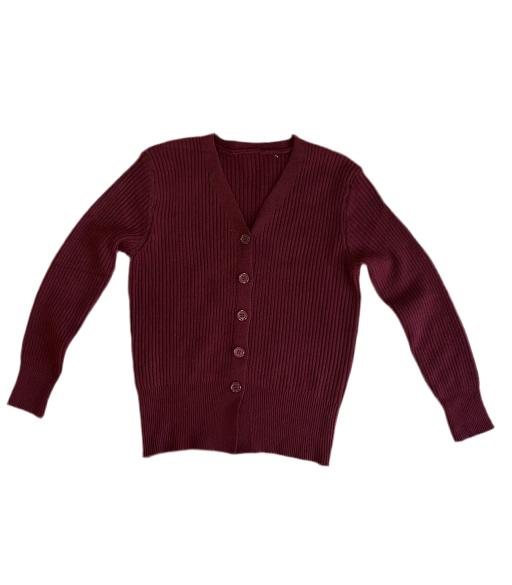 Cardigan bordeaux