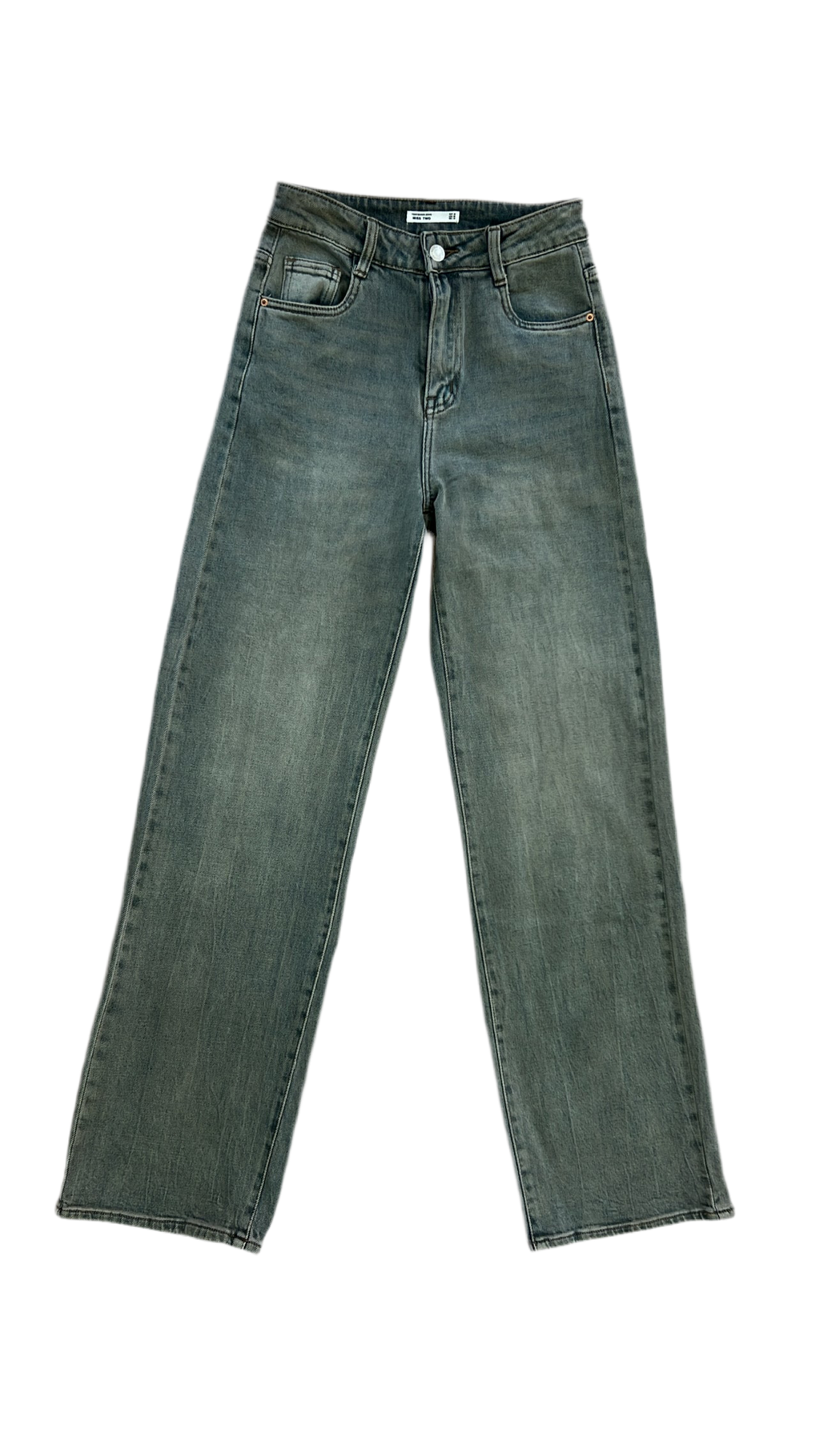 Jeans straight grigio