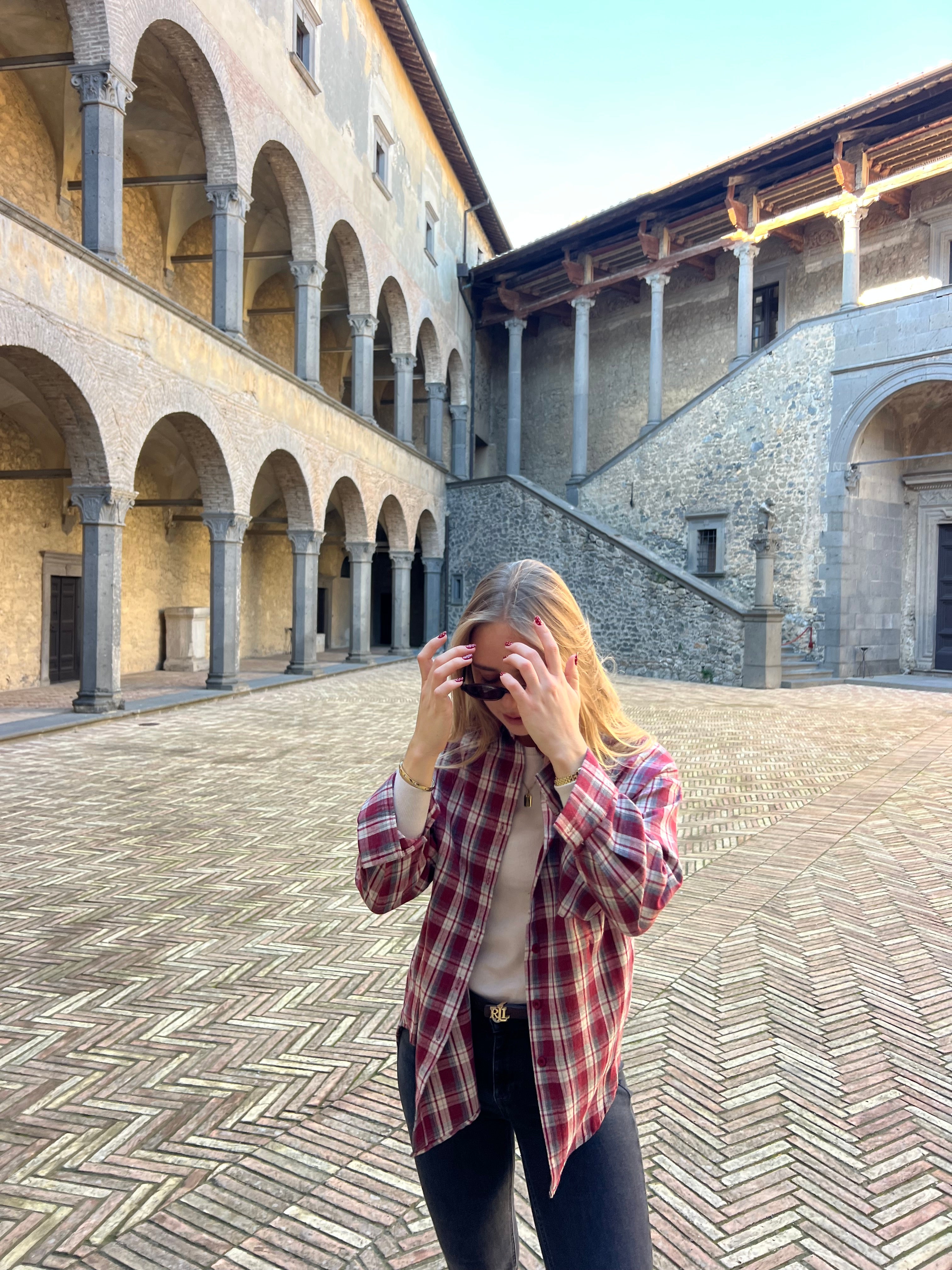 Camicia a quadri Sunrise