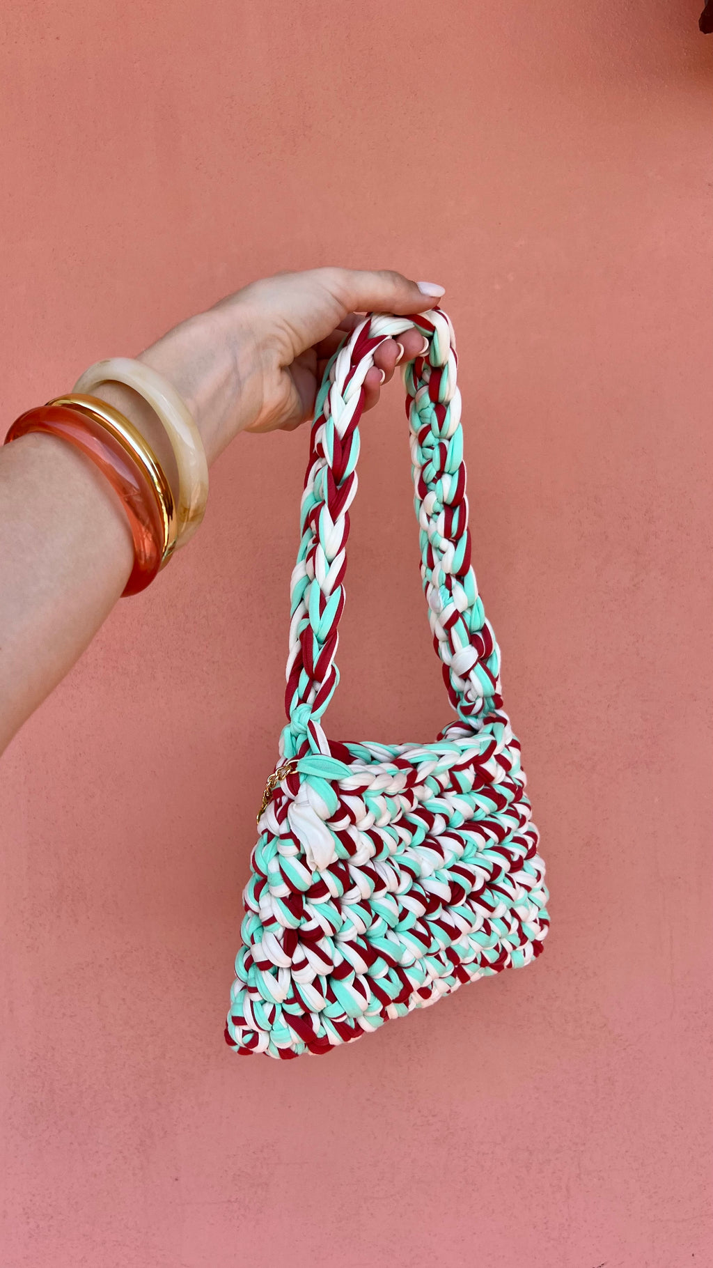 Crochet Bubble - Mint Candy