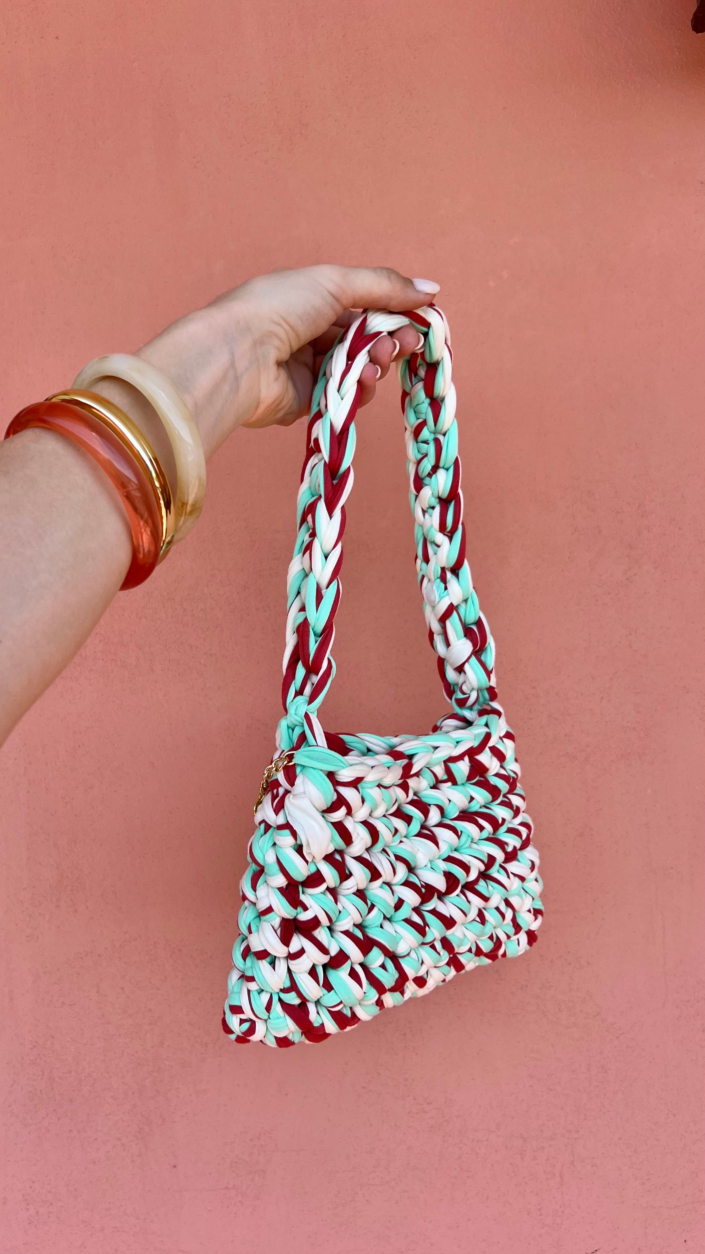 Crochet Bubble - Mint Candy