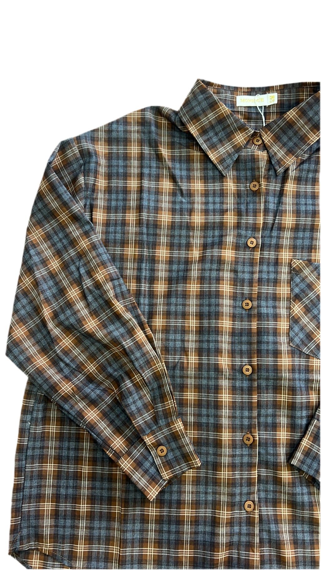 Camicia toffee over