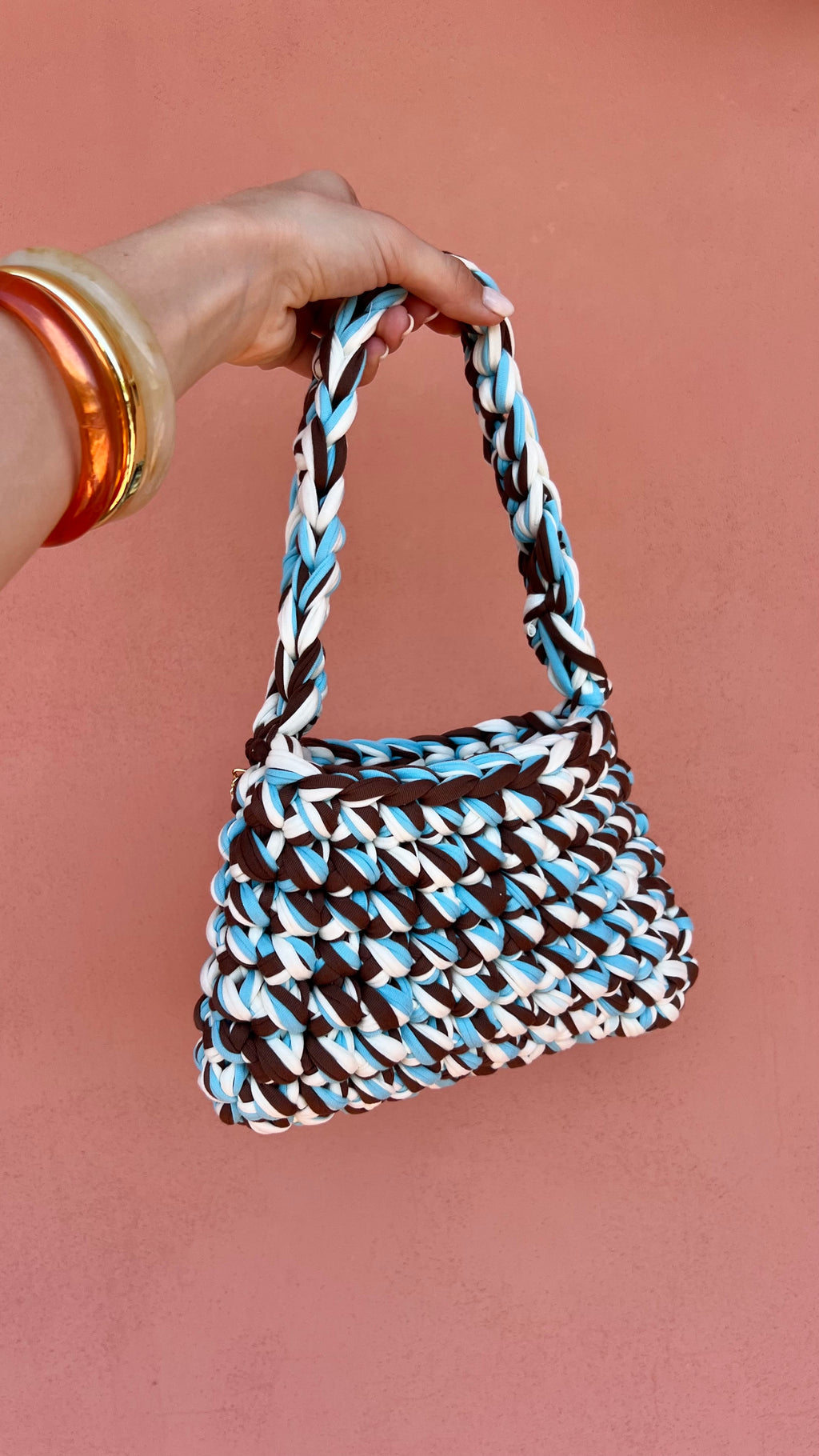 Crochet Bubble - Choco Sky