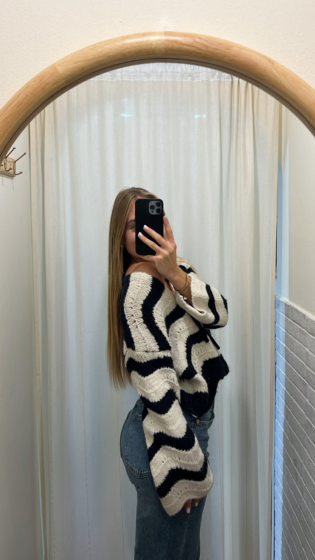 Cardigan con fiocco