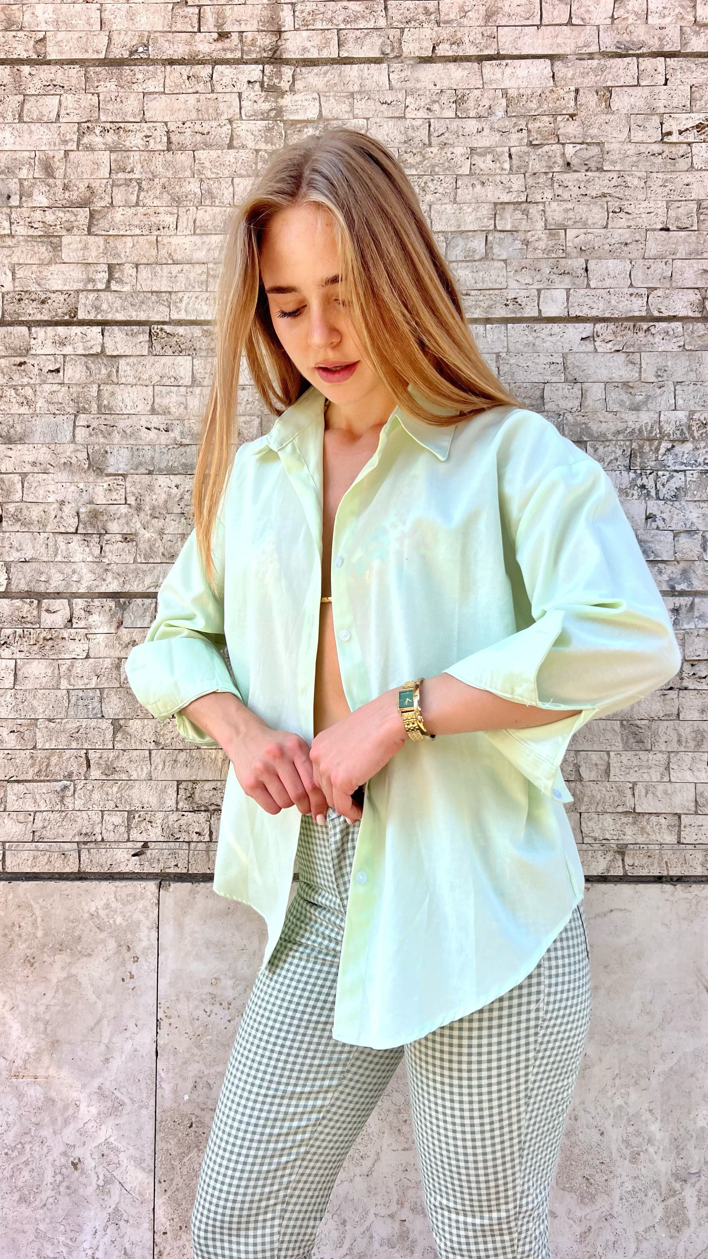 Camicia matcha
