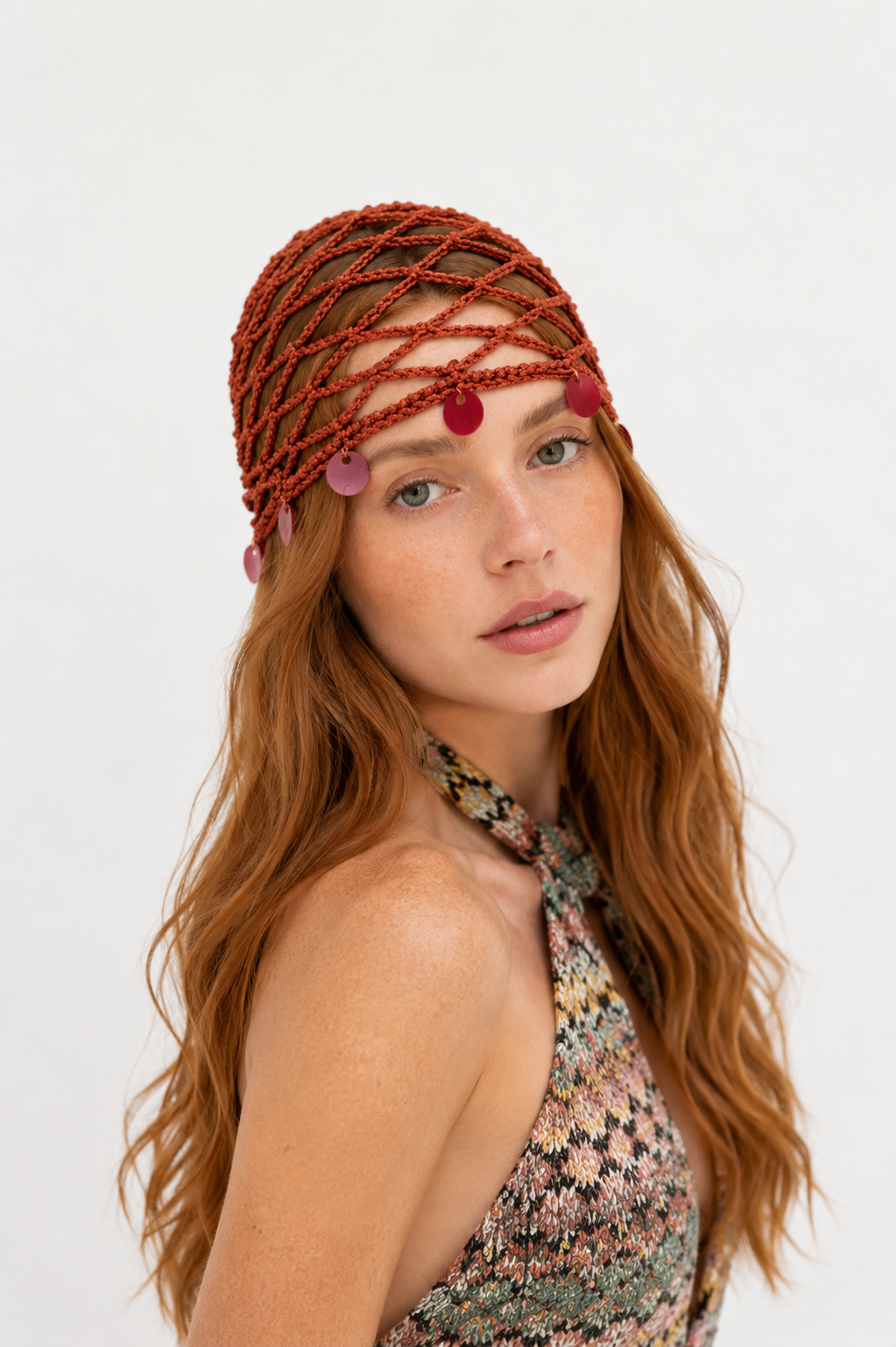 Cappello crochet Terracotta