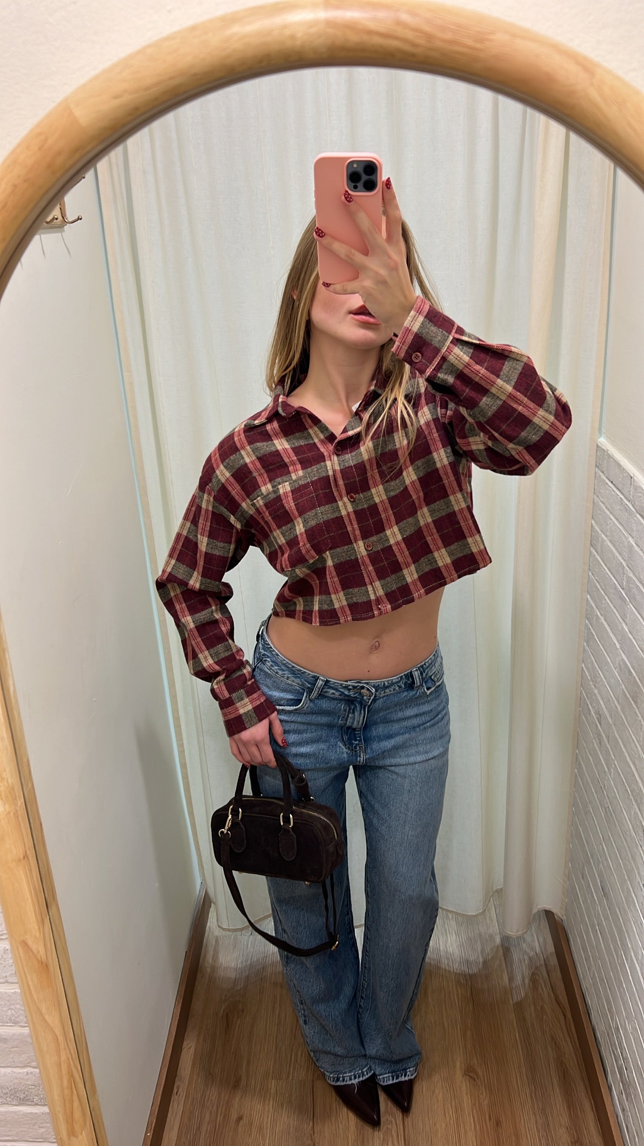 Camicia cozy crop