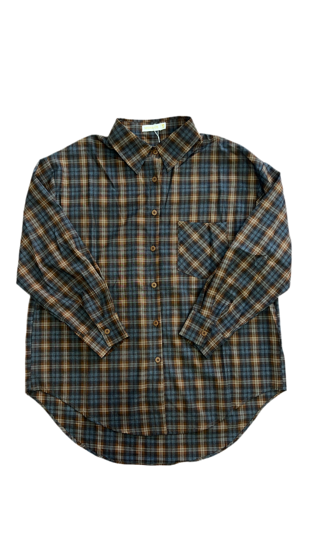 Camicia toffee over