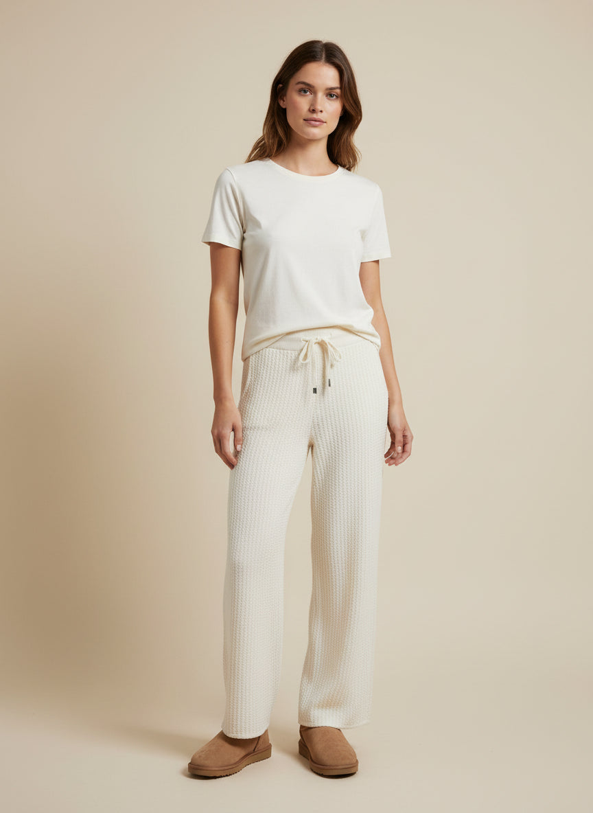 Pantalone cream latte