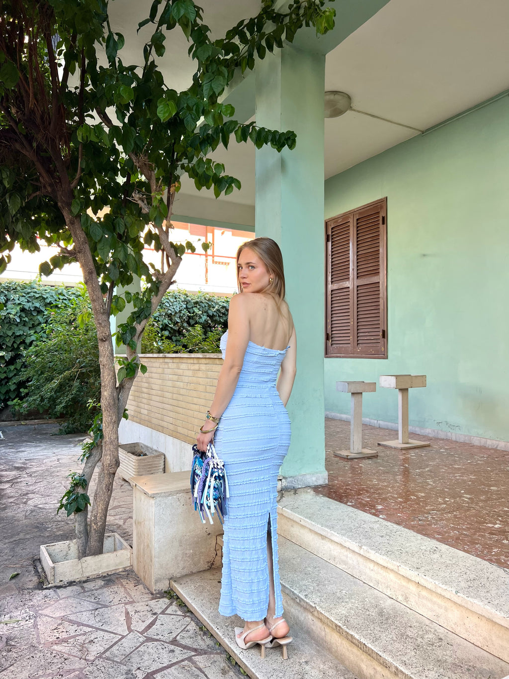 Abito midi stella marina