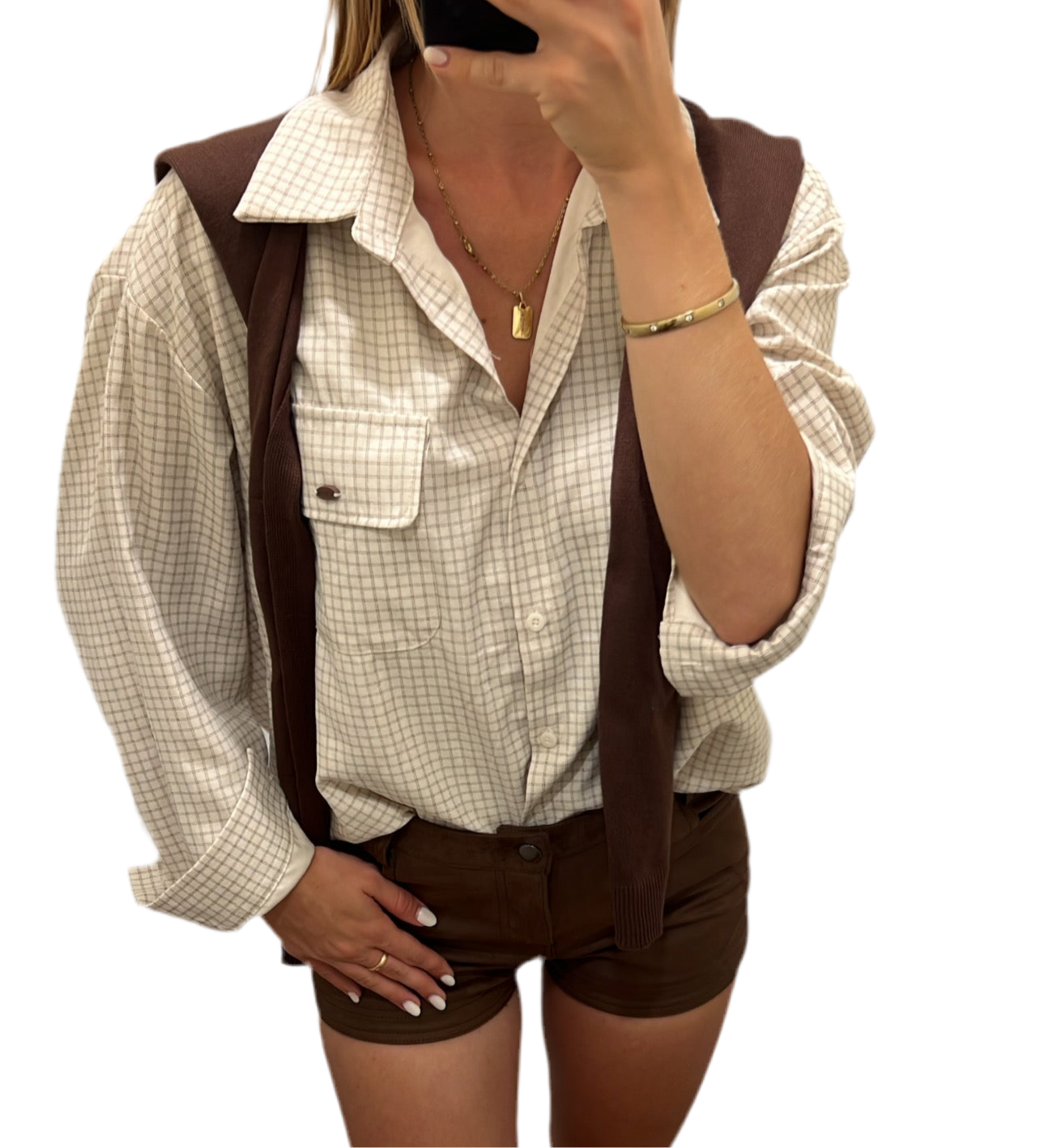 Camicia con maglia integrata