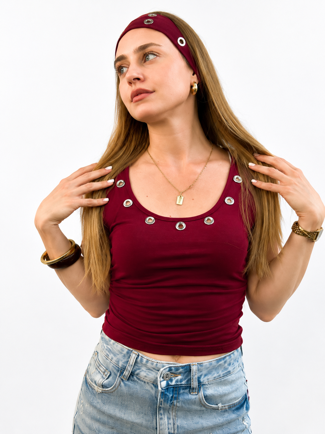 Top + fascia per capelli