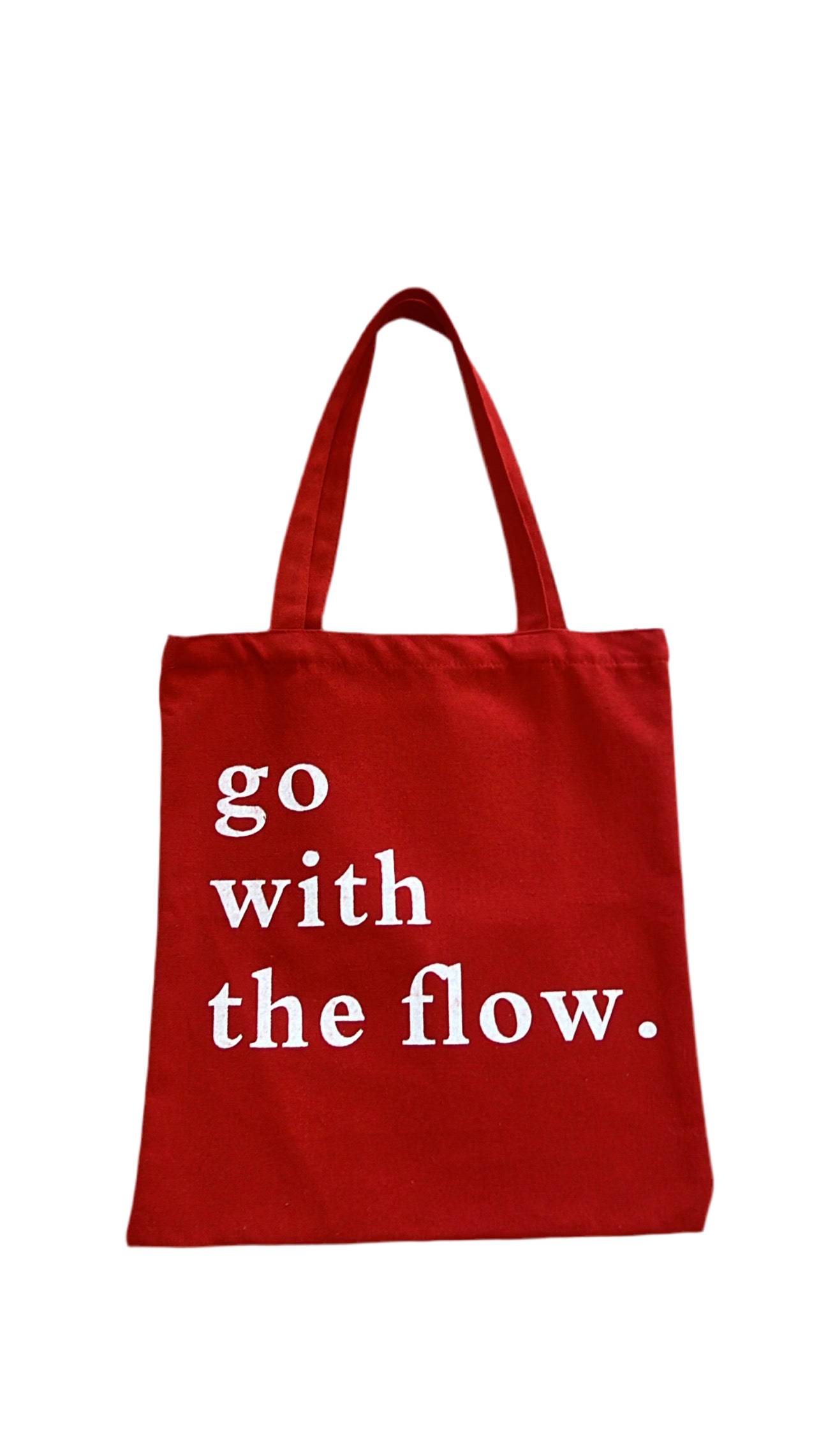Borsa in tela rossa