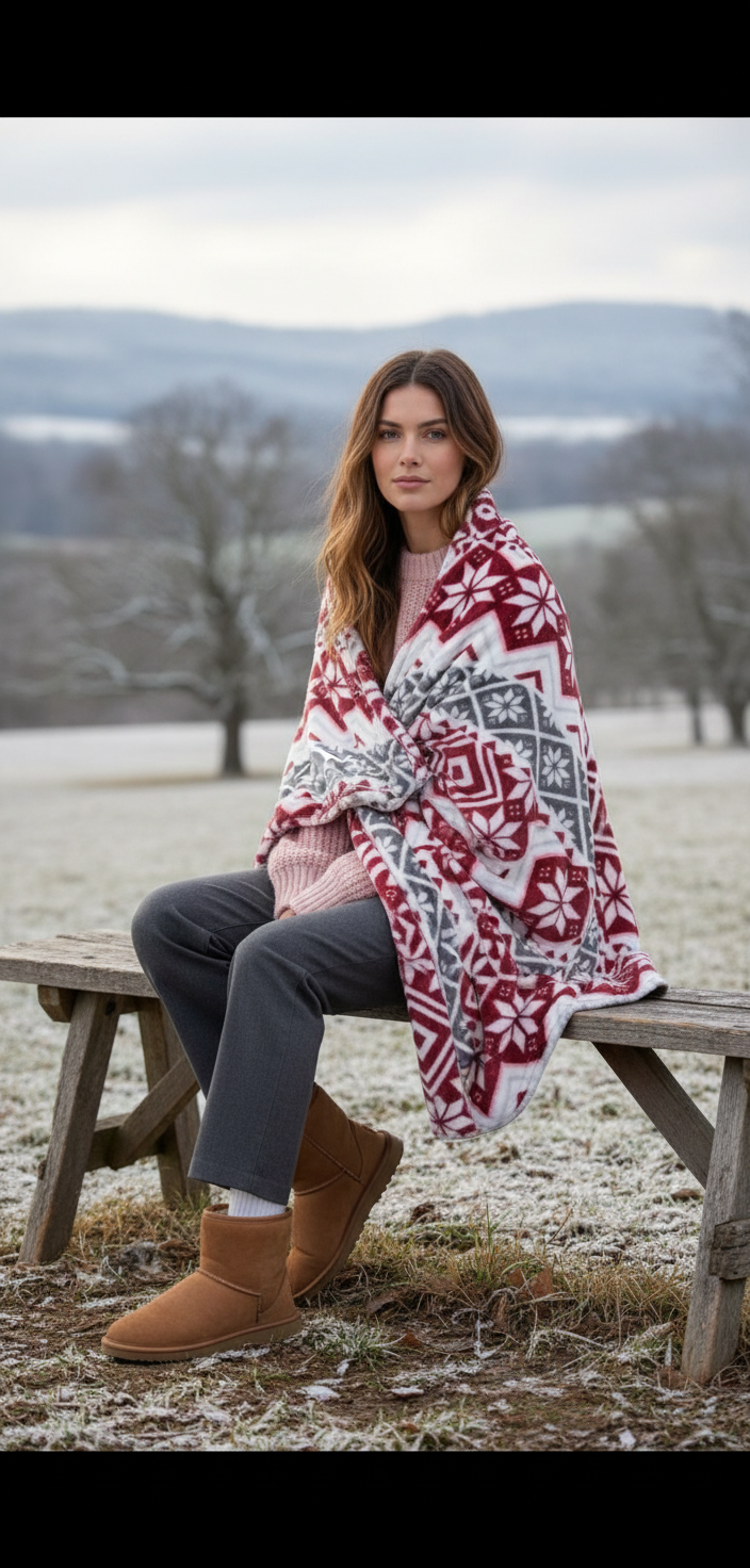 Coperta red Christmas