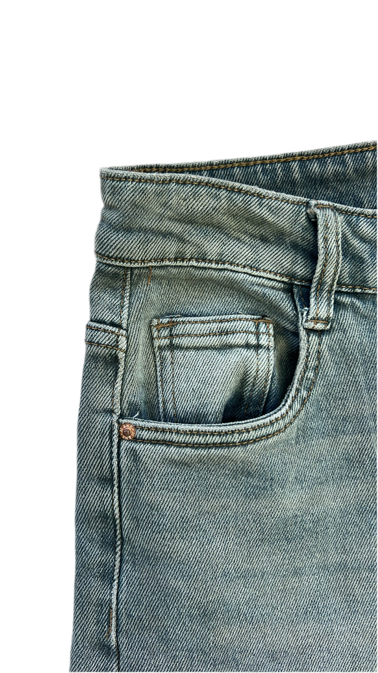 Jeans straight grigio