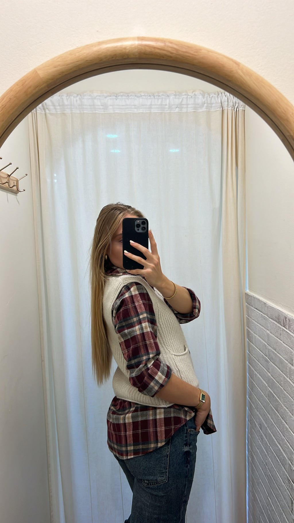 Gilet treccia
