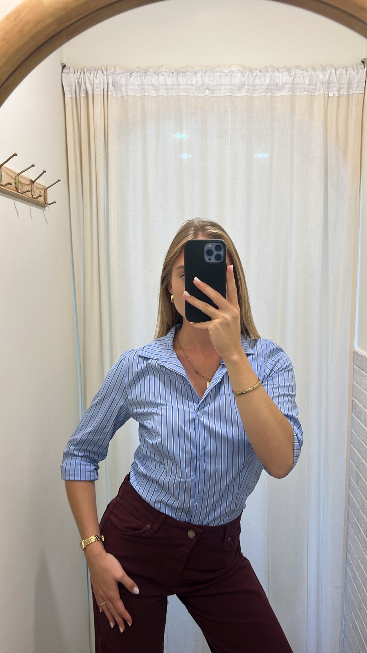 Camicia a righe