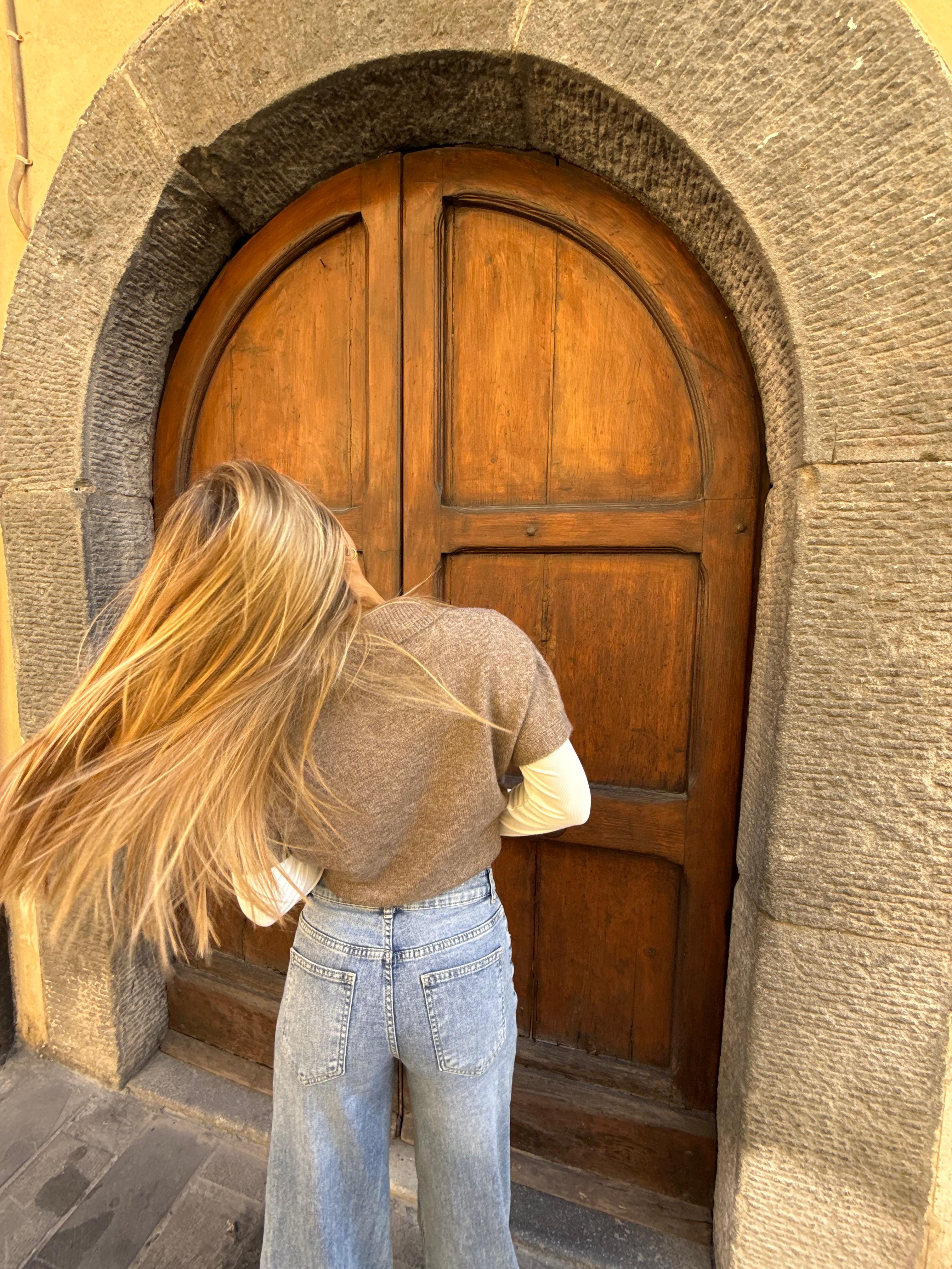 Pullover a maniche corte