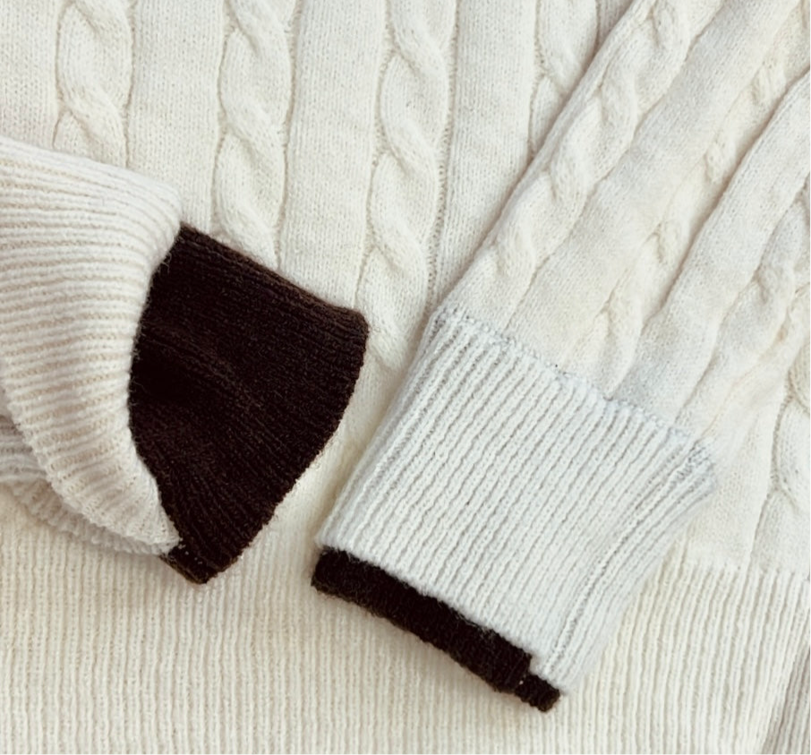 Maglione twin effect