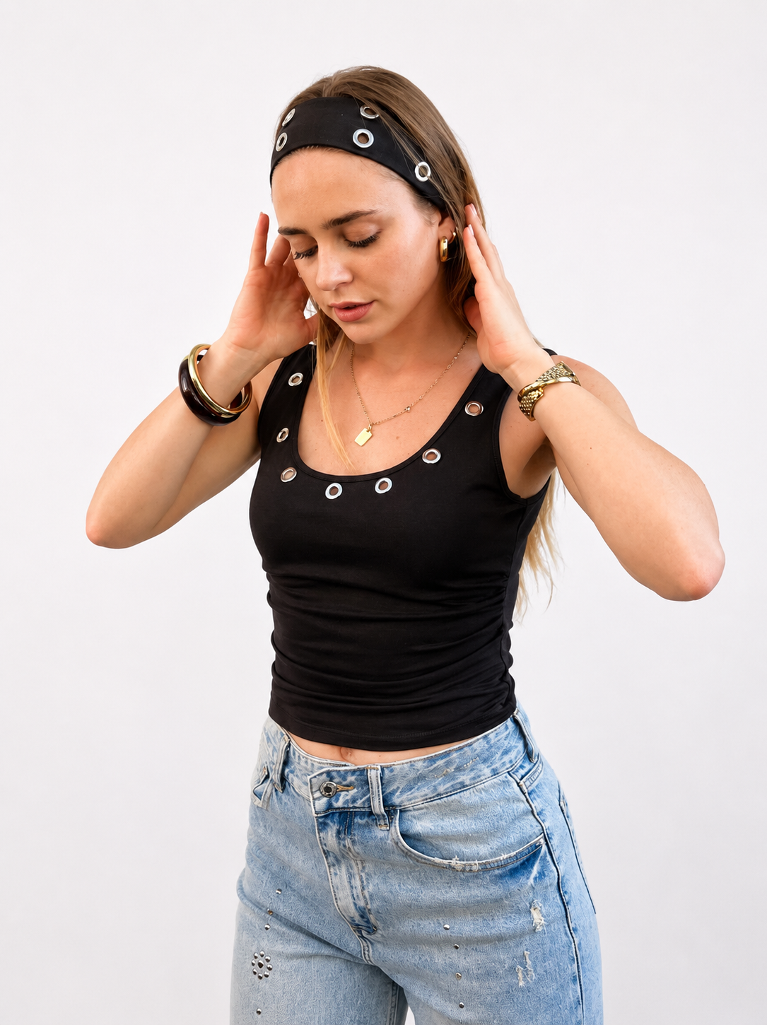 Top + fascia per capelli