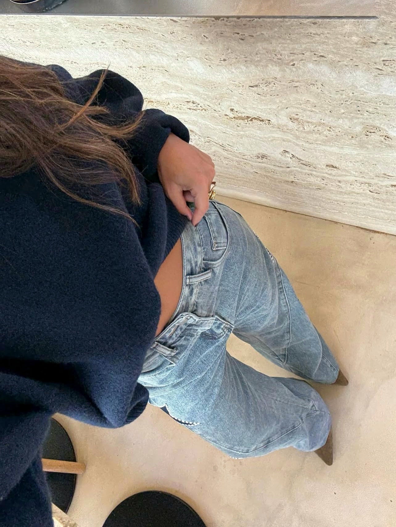 Jeans stella e perle
