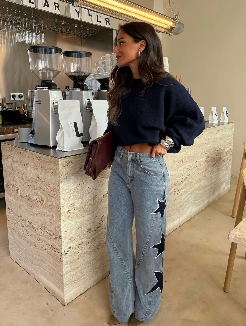 Jeans stella e perle