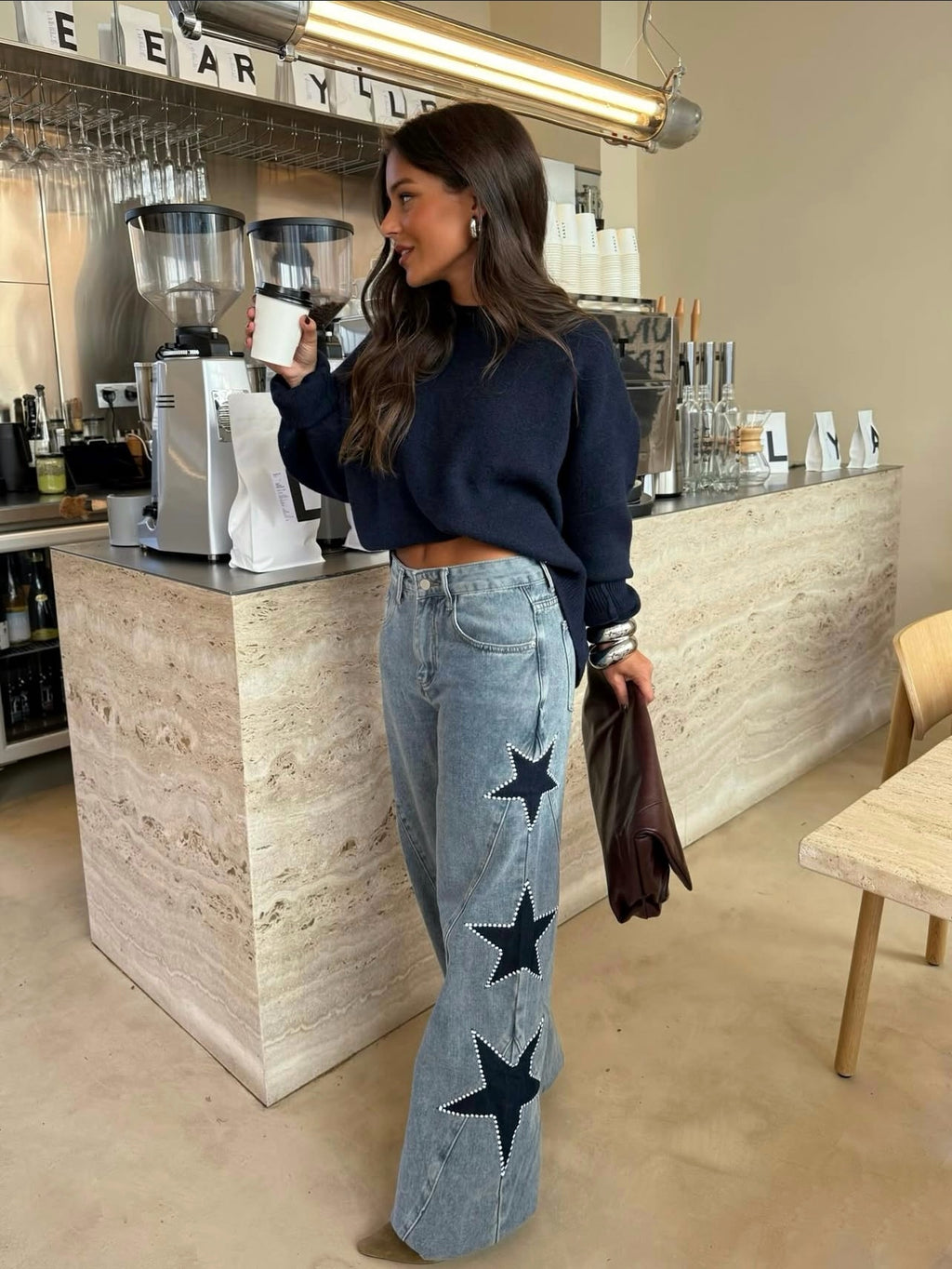Jeans stella e perle