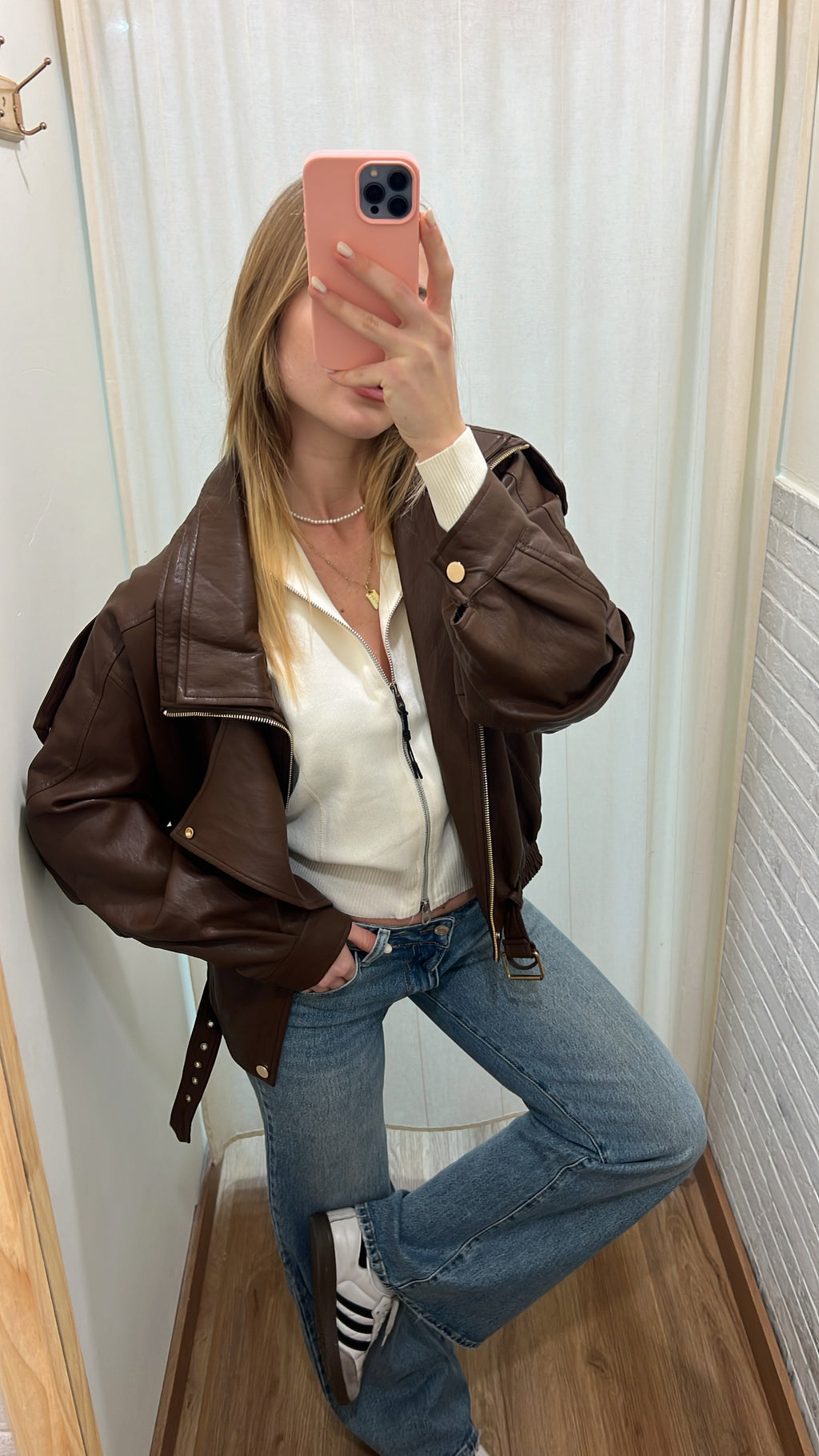 Giacca Icon in ecopelle