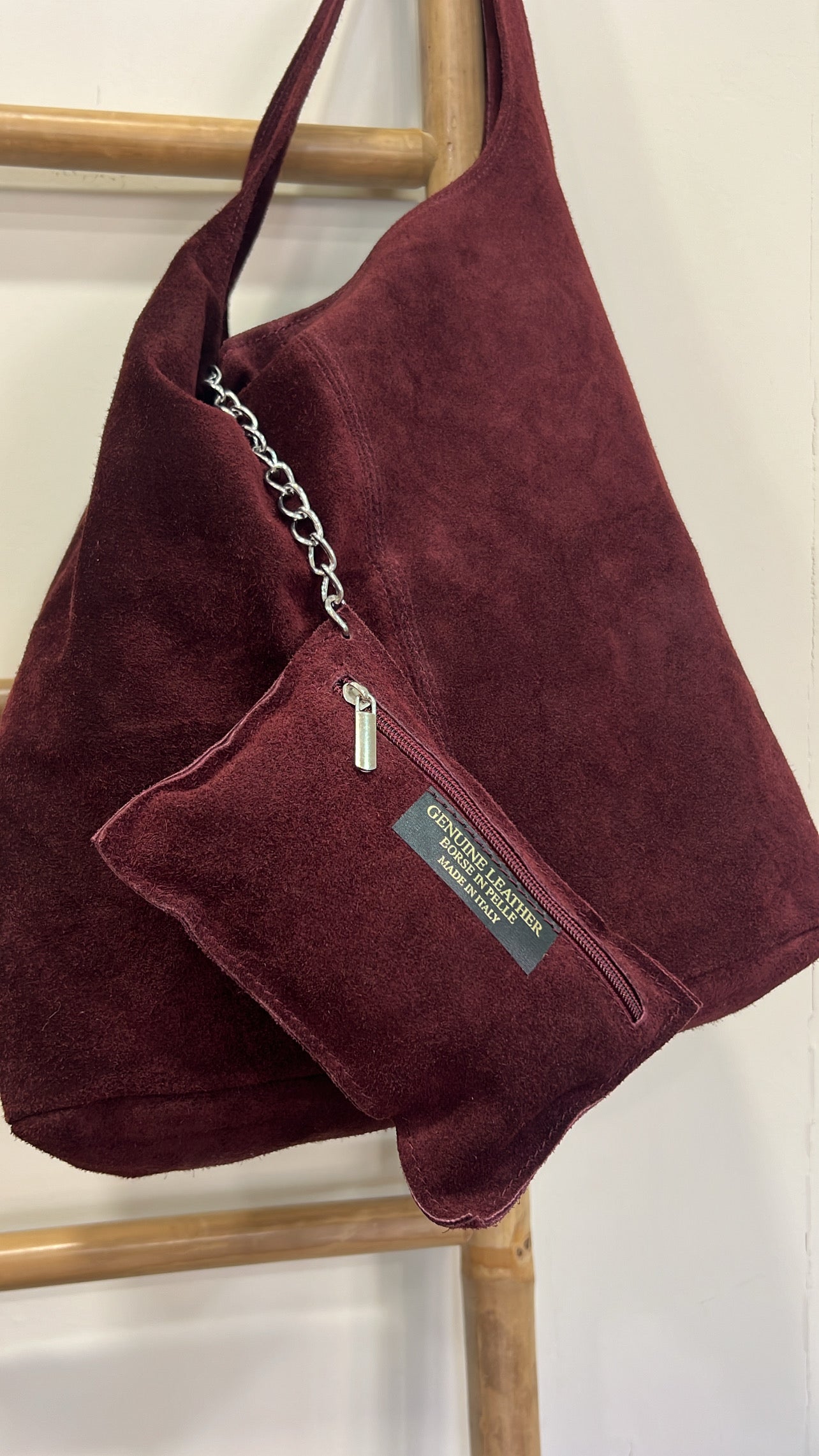 Borsa in camoscio
