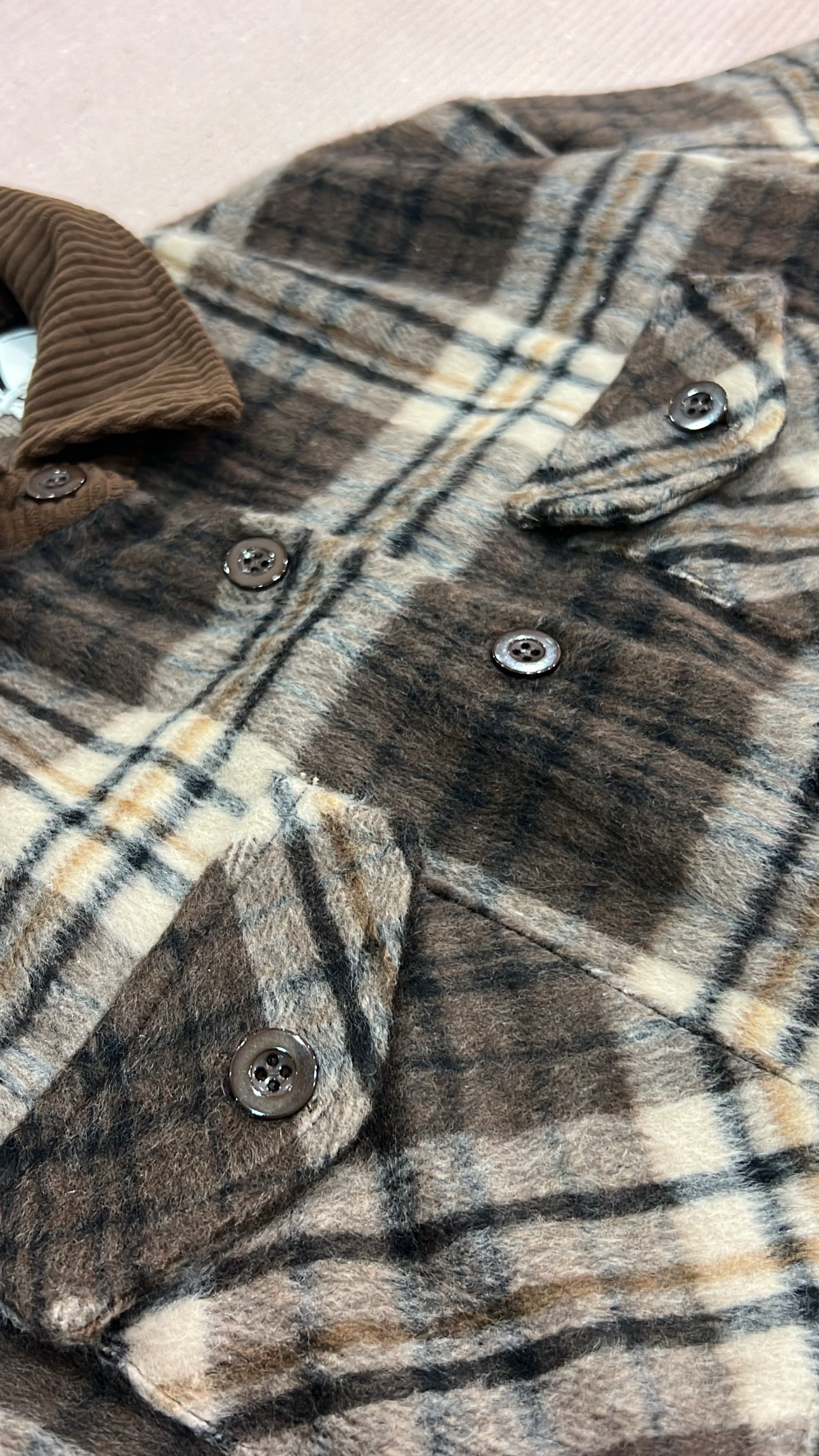 Giacca/camicia a quadri