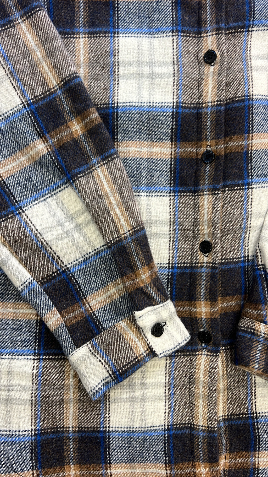 Camicia flanella celeste